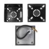 kelvo® STEPART KLV-101-0078 Χωνευτό Φωτιστικό Σκαλοπατιού / Διαδρόμου LED 3W 375lm 45° AC 220-240V Αδιάβροχο IP65 Θερμό Λευκό 2700K – Lumileds SMD Chip & TÜV SÜD Driver – Γκρι Ανθρακί Ματ – Μ8.5 x Π5 x Υ8.5cm / Q6.7 x 6.7cm – 5 Χρόνια Εγγύηση