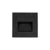 kelvo® STEPART KLV-101-0077 Χωνευτό Φωτιστικό Σκαλοπατιού / Διαδρόμου LED 3W 375lm 45° AC 220-240V Αδιάβροχο IP65 Θερμό Λευκό 2700K – Lumileds SMD Chip & TÜV SÜD Driver – Μαύρο Ματ – Μ8.5 x Π5 x Υ8.5cm / Q6.7 x 6.7cm – 5 Χρόνια Εγγύηση