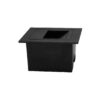 kelvo® STEPART KLV-101-0077 Χωνευτό Φωτιστικό Σκαλοπατιού / Διαδρόμου LED 3W 375lm 45° AC 220-240V Αδιάβροχο IP65 Θερμό Λευκό 2700K – Lumileds SMD Chip & TÜV SÜD Driver – Μαύρο Ματ – Μ8.5 x Π5 x Υ8.5cm / Q6.7 x 6.7cm – 5 Χρόνια Εγγύηση