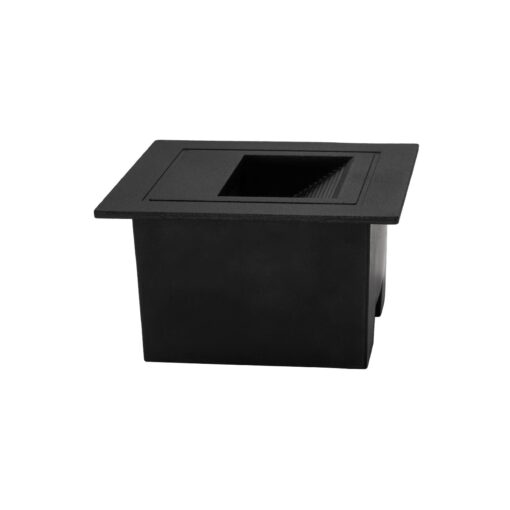 kelvo® STEPART KLV-101-0077 Χωνευτό Φωτιστικό Σκαλοπατιού / Διαδρόμου LED 3W 375lm 45° AC 220-240V Αδιάβροχο IP65 Θερμό Λευκό 2700K – Lumileds SMD Chip & TÜV SÜD Driver – Μαύρο Ματ – Μ8.5 x Π5 x Υ8.5cm / Q6.7 x 6.7cm – 5 Χρόνια Εγγύηση