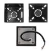 kelvo® STEPART KLV-101-0077 Χωνευτό Φωτιστικό Σκαλοπατιού / Διαδρόμου LED 3W 375lm 45° AC 220-240V Αδιάβροχο IP65 Θερμό Λευκό 2700K – Lumileds SMD Chip & TÜV SÜD Driver – Μαύρο Ματ – Μ8.5 x Π5 x Υ8.5cm / Q6.7 x 6.7cm – 5 Χρόνια Εγγύηση