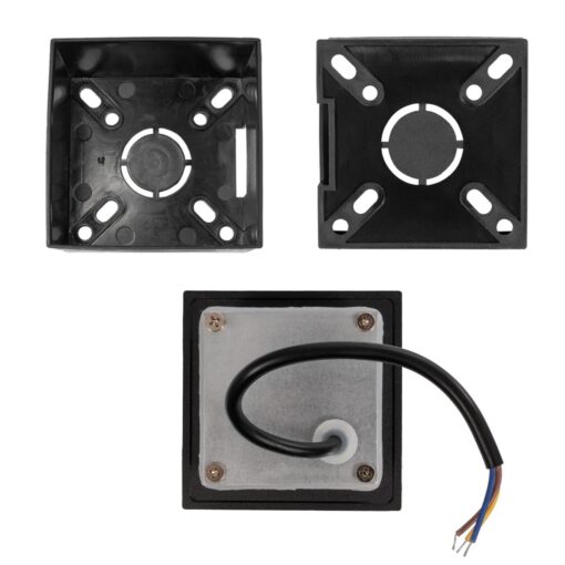 kelvo® STEPART KLV-101-0077 Χωνευτό Φωτιστικό Σκαλοπατιού / Διαδρόμου LED 3W 375lm 45° AC 220-240V Αδιάβροχο IP65 Θερμό Λευκό 2700K – Lumileds SMD Chip & TÜV SÜD Driver – Μαύρο Ματ – Μ8.5 x Π5 x Υ8.5cm / Q6.7 x 6.7cm – 5 Χρόνια Εγγύηση