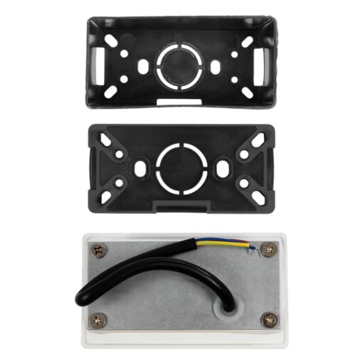 kelvo® STEPART KLV-101-0082 Χωνευτό Φωτιστικό Σκαλοπατιού / Διαδρόμου LED 3W 375lm 45° AC 220-240V Αδιάβροχο IP65 Θερμό Λευκό 2700K – Lumileds SMD Chip & TÜV SÜD Driver – Λευκό Ματ – Μ10.5 x Π4.5 x Υ6cm / Q9.1 x 4.5cm – 5 Χρόνια Εγγύηση