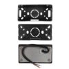 kelvo® STEPART KLV-101-0080 Χωνευτό Φωτιστικό Σκαλοπατιού / Διαδρόμου LED 3W 375lm 45° AC 220-240V Αδιάβροχο IP65 Θερμό Λευκό 2700K – Lumileds SMD Chip & TÜV SÜD Driver – Μαύρο Ματ – Μ10.5 x Π4.5 x Υ6cm / Q9.1 x 4.5cm – 5 Χρόνια Εγγύηση