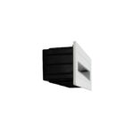 kelvo® STEPART KLV-101-0088 Χωνευτό Φωτιστικό Σκαλοπατιού / Διαδρόμου LED 4W 500lm 45° AC 220-240V Αδιάβροχο IP65 Θερμό Λευκό 2700K – Lumileds SMD Chip & TÜV SÜD Driver – Λευκό Ματ – Μ21 x Π5.5 x Υ6.5cm / Q20.3 x 5.6cm – 5 Χρόνια Εγγύηση