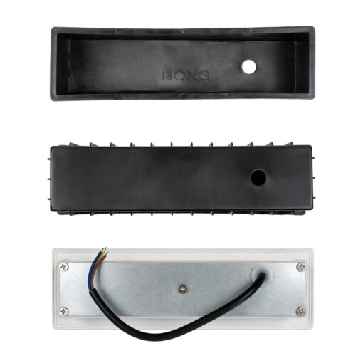 kelvo® STEPART KLV-101-0088 Χωνευτό Φωτιστικό Σκαλοπατιού / Διαδρόμου LED 4W 500lm 45° AC 220-240V Αδιάβροχο IP65 Θερμό Λευκό 2700K – Lumileds SMD Chip & TÜV SÜD Driver – Λευκό Ματ – Μ21 x Π5.5 x Υ6.5cm / Q20.3 x 5.6cm – 5 Χρόνια Εγγύηση