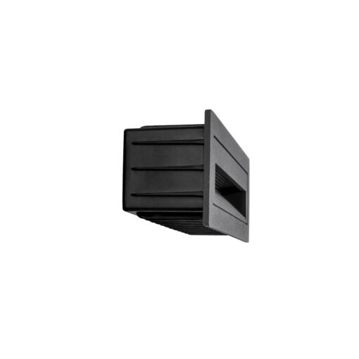 kelvo® STEPART KLV-101-0087 Χωνευτό Φωτιστικό Σκαλοπατιού / Διαδρόμου LED 4W 500lm 45° AC 220-240V Αδιάβροχο IP65 Θερμό Λευκό 2700K – Lumileds SMD Chip & TÜV SÜD Driver – Γκρι Ανθρακί Ματ – Μ21 x Π5.5 x Υ6.5cm / Q20.3 x 5.6cm – 5 Χρόνια Εγγύηση
