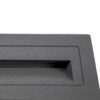 kelvo® STEPART KLV-101-0087 Χωνευτό Φωτιστικό Σκαλοπατιού / Διαδρόμου LED 4W 500lm 45° AC 220-240V Αδιάβροχο IP65 Θερμό Λευκό 2700K – Lumileds SMD Chip & TÜV SÜD Driver – Γκρι Ανθρακί Ματ – Μ21 x Π5.5 x Υ6.5cm / Q20.3 x 5.6cm – 5 Χρόνια Εγγύηση