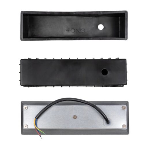 kelvo® STEPART KLV-101-0087 Χωνευτό Φωτιστικό Σκαλοπατιού / Διαδρόμου LED 4W 500lm 45° AC 220-240V Αδιάβροχο IP65 Θερμό Λευκό 2700K – Lumileds SMD Chip & TÜV SÜD Driver – Γκρι Ανθρακί Ματ – Μ21 x Π5.5 x Υ6.5cm / Q20.3 x 5.6cm – 5 Χρόνια Εγγύηση