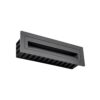 kelvo® STEPART KLV-101-0087 Χωνευτό Φωτιστικό Σκαλοπατιού / Διαδρόμου LED 4W 500lm 45° AC 220-240V Αδιάβροχο IP65 Θερμό Λευκό 2700K – Lumileds SMD Chip & TÜV SÜD Driver – Γκρι Ανθρακί Ματ – Μ21 x Π5.5 x Υ6.5cm / Q20.3 x 5.6cm – 5 Χρόνια Εγγύηση