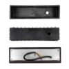 kelvo® STEPART KLV-101-0086 Χωνευτό Φωτιστικό Σκαλοπατιού / Διαδρόμου LED 4W 500lm 45° AC 220-240V Αδιάβροχο IP65 Θερμό Λευκό 2700K – Lumileds SMD Chip & TÜV SÜD Driver – Μαύρο Ματ – Μ21 x Π5.5 x Υ6.5cm / Q20.3 x 5.6cm – 5 Χρόνια Εγγύηση