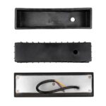 kelvo® STEPART KLV-101-0086 Χωνευτό Φωτιστικό Σκαλοπατιού / Διαδρόμου LED 4W 500lm 45° AC 220-240V Αδιάβροχο IP65 Θερμό Λευκό 2700K – Lumileds SMD Chip & TÜV SÜD Driver – Μαύρο Ματ – Μ21 x Π5.5 x Υ6.5cm / Q20.3 x 5.6cm – 5 Χρόνια Εγγύηση