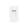 kelvo® STEPART KLV-101-0091 Χωνευτό Φωτιστικό Σκαλοπατιού / Διαδρόμου LED 3W 375lm 45° AC 220-240V Αδιάβροχο IP65 Θερμό Λευκό 2700K – Lumileds SMD Chip & TÜV SÜD Driver – Λευκό Ματ – Μ6 x Π5.5 x Υ10cm / Q5 x 9.6cm – 5 Χρόνια Εγγύηση