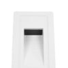 kelvo® STEPART KLV-101-0091 Χωνευτό Φωτιστικό Σκαλοπατιού / Διαδρόμου LED 3W 375lm 45° AC 220-240V Αδιάβροχο IP65 Θερμό Λευκό 2700K – Lumileds SMD Chip & TÜV SÜD Driver – Λευκό Ματ – Μ6 x Π5.5 x Υ10cm / Q5 x 9.6cm – 5 Χρόνια Εγγύηση