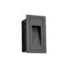 kelvo® STEPART KLV-101-0090 Χωνευτό Φωτιστικό Σκαλοπατιού / Διαδρόμου LED 3W 375lm 45° AC 220-240V Αδιάβροχο IP65 Θερμό Λευκό 2700K – Lumileds SMD Chip & TÜV SÜD Driver – Γκρι Ανθρακί Ματ – Μ6 x Π5.5 x Υ10cm / Q5 x 9.6cm – 5 Χρόνια Εγγύηση