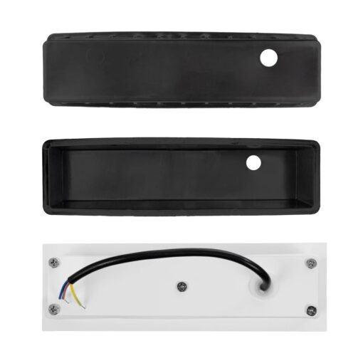 kelvo® STEPART KLV-101-0094 Χωνευτό Φωτιστικό Σκαλοπατιού / Διαδρόμου LED 3W 375lm 45° AC 220-240V Αδιάβροχο IP65 Θερμό Λευκό 2700K – Lumileds SMD Chip & TÜV SÜD Driver – Λευκό Ματ – Μ6.5 x Π6.5 x Υ21cm / Q5.4 x 18.9cm – 5 Χρόνια Εγγύηση