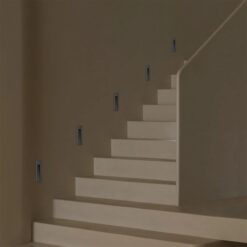 kelvo® STEPART KLV-101-0093 Χωνευτό Φωτιστικό Σκαλοπατιού / Διαδρόμου LED 3W 375lm 45° AC 220-240V Αδιάβροχο IP65 Θερμό Λευκό 2700K – Lumileds SMD Chip & TÜV SÜD Driver – Γκρι Ανθρακί Ματ – Μ6.5 x Π6.5 x Υ21cm / Q5.4 x 18.9cm – 5 Χρόνια Εγγύηση