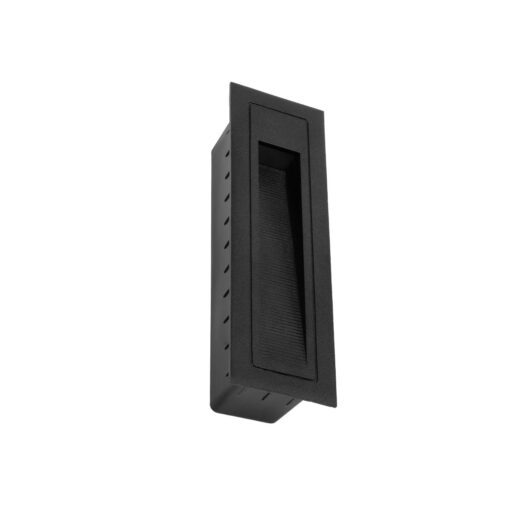 kelvo® STEPART KLV-101-0092 Χωνευτό Φωτιστικό Σκαλοπατιού / Διαδρόμου LED 3W 375lm 45° AC 220-240V Αδιάβροχο IP65 Θερμό Λευκό 2700K – Lumileds SMD Chip & TÜV SÜD Driver – Μαύρο Ματ – Μ6.5 x Π6.5 x Υ21cm / Q5.4 x 18.9cm – 5 Χρόνια Εγγύηση