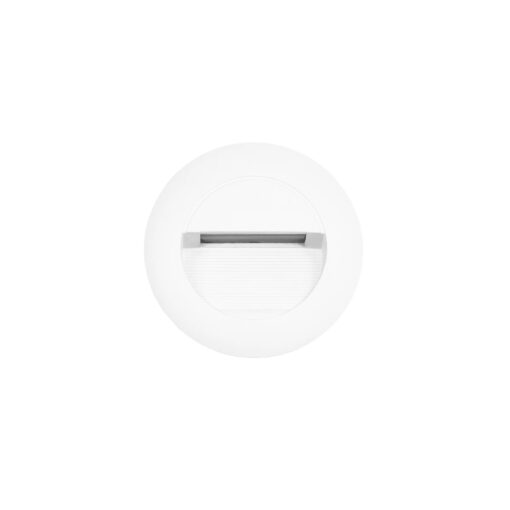 kelvo® STEPART KLV-101-0076 Χωνευτό Φωτιστικό Σκαλοπατιού / Διαδρόμου LED 3W 375lm 45° AC 220-240V Αδιάβροχο IP65 Θερμό Λευκό 2700K – Lumileds SMD Chip & TÜV SÜD Driver – Λευκό Ματ – Μ8.3 x Π4.5 x Υ8.3cm / Q6.6 x 6.6cm – 5 Χρόνια Εγγύηση