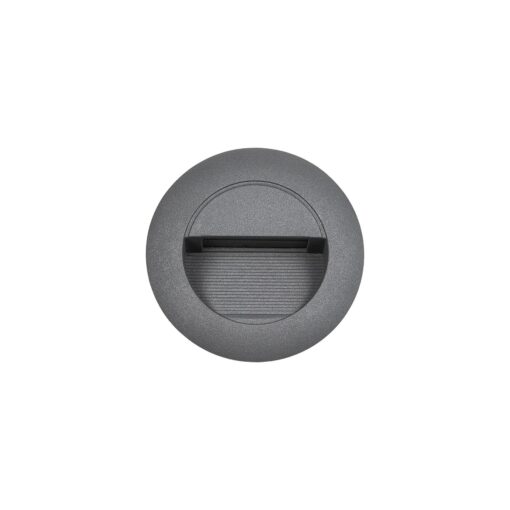 kelvo® STEPART KLV-101-0075 Χωνευτό Φωτιστικό Σκαλοπατιού / Διαδρόμου LED 3W 375lm 45° AC 220-240V Αδιάβροχο IP65 Θερμό Λευκό 2700K – Lumileds SMD Chip & TÜV SÜD Driver – Γκρι Ανθρακί Ματ – Μ8.3 x Π4.5 x Υ8.3cm / Q6.6 x 6.6cm – 5 Χρόνια Εγγύηση