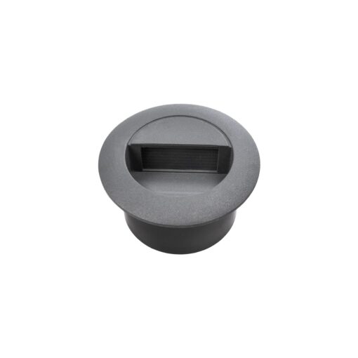 kelvo® STEPART KLV-101-0075 Χωνευτό Φωτιστικό Σκαλοπατιού / Διαδρόμου LED 3W 375lm 45° AC 220-240V Αδιάβροχο IP65 Θερμό Λευκό 2700K – Lumileds SMD Chip & TÜV SÜD Driver – Γκρι Ανθρακί Ματ – Μ8.3 x Π4.5 x Υ8.3cm / Q6.6 x 6.6cm – 5 Χρόνια Εγγύηση
