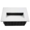 kelvo® STEPART KLV-101-0085 Χωνευτό Φωτιστικό Σκαλοπατιού / Διαδρόμου LED 3W 375lm 45° AC 220-240V Αδιάβροχο IP65 Θερμό Λευκό 2700K – Lumileds SMD Chip & TÜV SÜD Driver – Λευκό Ματ – Μ11.5 x Π5.3 x Υ8.3cm / Q10.6 x 7.6cm – 5 Χρόνια Εγγύηση