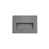 kelvo® STEPART KLV-101-0084 Χωνευτό Φωτιστικό Σκαλοπατιού / Διαδρόμου LED 3W 375lm 45° AC 220-240V Αδιάβροχο IP65 Θερμό Λευκό 2700K – Lumileds SMD Chip & TÜV SÜD Driver – Γκρι Ανθρακί Ματ – Μ11.5 x Π5.3 x Υ8.3cm / Q10.6 x 7.6cm – 5 Χρόνια Εγγύηση