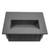 kelvo® STEPART KLV-101-0084 Χωνευτό Φωτιστικό Σκαλοπατιού / Διαδρόμου LED 3W 375lm 45° AC 220-240V Αδιάβροχο IP65 Θερμό Λευκό 2700K – Lumileds SMD Chip & TÜV SÜD Driver – Γκρι Ανθρακί Ματ – Μ11.5 x Π5.3 x Υ8.3cm / Q10.6 x 7.6cm – 5 Χρόνια Εγγύηση