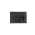 kelvo® STEPART KLV-101-0083 Χωνευτό Φωτιστικό Σκαλοπατιού / Διαδρόμου LED 3W 375lm 45° AC 220-240V Αδιάβροχο IP65 Θερμό Λευκό 2700K – Lumileds SMD Chip & TÜV SÜD Driver – Μαύρο Ματ – Μ11.5 x Π5.3 x Υ8.3cm / Q10.6 x 7.6cm – 5 Χρόνια Εγγύηση