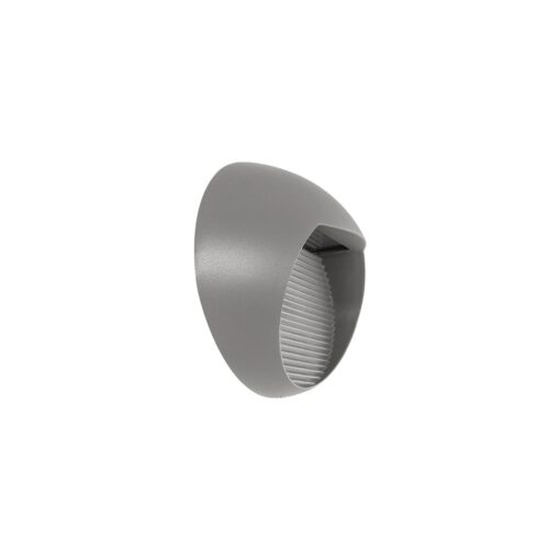 kelvo® STEPART KLV-101-0099 Φωτιστικό Σκαλοπατιού / Διαδρόμου LED 3W 375lm 45° AC 220-240V Αδιάβροχο IP65 Θερμό Λευκό 2700K – Lumileds SMD Chip & TÜV SÜD Driver – Γκρι Ανθρακί Ματ – Μ26 x Π5.5 x Υ13cm – 5 Χρόνια Εγγύηση