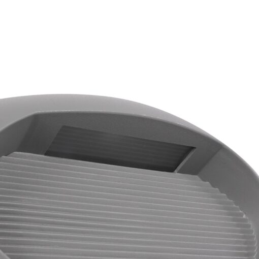 kelvo® STEPART KLV-101-0099 Φωτιστικό Σκαλοπατιού / Διαδρόμου LED 3W 375lm 45° AC 220-240V Αδιάβροχο IP65 Θερμό Λευκό 2700K – Lumileds SMD Chip & TÜV SÜD Driver – Γκρι Ανθρακί Ματ – Μ26 x Π5.5 x Υ13cm – 5 Χρόνια Εγγύηση