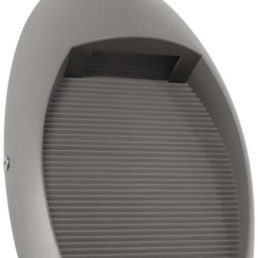 kelvo® STEPART KLV-101-0102 Φωτιστικό Σκαλοπατιού / Διαδρόμου LED 3W 375lm 45° AC 220-240V Αδιάβροχο IP65 Θερμό Λευκό 2700K – Lumileds SMD Chip & TÜV SÜD Driver – Γκρι Ανθρακί Ματ – Μ13 x Π5.5 x Υ26cm – 5 Χρόνια Εγγύηση