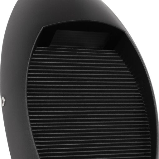 kelvo® STEPART KLV-101-0101 Φωτιστικό Σκαλοπατιού / Διαδρόμου LED 3W 375lm 45° AC 220-240V Αδιάβροχο IP65 Θερμό Λευκό 2700K – Lumileds SMD Chip & TÜV SÜD Driver – Μαύρο Ματ – Μ13 x Π5.5 x Υ26cm – 5 Χρόνια Εγγύηση