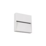 kelvo® STEPART KLV-101-0106 Φωτιστικό Σκαλοπατιού / Διαδρόμου LED 4W 500lm 45° AC 220-240V Αδιάβροχο IP65 Θερμό Λευκό 2700K – Lumileds SMD Chip & TÜV SÜD Driver – Λευκό Ματ – Μ15 x Π3.5 x Υ15cm – 5 Χρόνια Εγγύηση