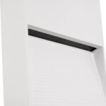 kelvo® STEPART KLV-101-0106 Φωτιστικό Σκαλοπατιού / Διαδρόμου LED 4W 500lm 45° AC 220-240V Αδιάβροχο IP65 Θερμό Λευκό 2700K – Lumileds SMD Chip & TÜV SÜD Driver – Λευκό Ματ – Μ15 x Π3.5 x Υ15cm – 5 Χρόνια Εγγύηση