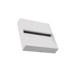 kelvo® STEPART KLV-101-0106 Φωτιστικό Σκαλοπατιού / Διαδρόμου LED 4W 500lm 45° AC 220-240V Αδιάβροχο IP65 Θερμό Λευκό 2700K – Lumileds SMD Chip & TÜV SÜD Driver – Λευκό Ματ – Μ15 x Π3.5 x Υ15cm – 5 Χρόνια Εγγύηση