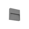 kelvo® STEPART KLV-101-0105 Φωτιστικό Σκαλοπατιού / Διαδρόμου LED 4W 500lm 45° AC 220-240V Αδιάβροχο IP65 Θερμό Λευκό 2700K – Lumileds SMD Chip & TÜV SÜD Driver – Γκρι Ανθρακί Ματ – Μ15 x Π3.5 x Υ15cm – 5 Χρόνια Εγγύηση