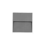 kelvo® STEPART KLV-101-0105 Φωτιστικό Σκαλοπατιού / Διαδρόμου LED 4W 500lm 45° AC 220-240V Αδιάβροχο IP65 Θερμό Λευκό 2700K – Lumileds SMD Chip & TÜV SÜD Driver – Γκρι Ανθρακί Ματ – Μ15 x Π3.5 x Υ15cm – 5 Χρόνια Εγγύηση