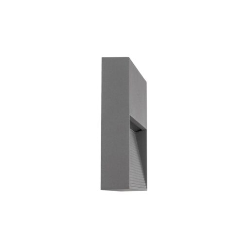 kelvo® STEPART KLV-101-0105 Φωτιστικό Σκαλοπατιού / Διαδρόμου LED 4W 500lm 45° AC 220-240V Αδιάβροχο IP65 Θερμό Λευκό 2700K – Lumileds SMD Chip & TÜV SÜD Driver – Γκρι Ανθρακί Ματ – Μ15 x Π3.5 x Υ15cm – 5 Χρόνια Εγγύηση