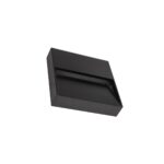 kelvo® STEPART KLV-101-0104 Φωτιστικό Σκαλοπατιού / Διαδρόμου LED 4W 500lm 45° AC 220-240V Αδιάβροχο IP65 Θερμό Λευκό 2700K – Lumileds SMD Chip & TÜV SÜD Driver – Μαύρο Ματ – Μ15 x Π3.5 x Υ15cm – 5 Χρόνια Εγγύηση