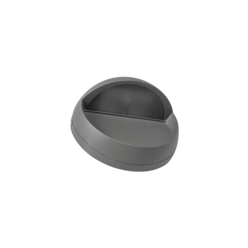 kelvo® STEPART KLV-101-0096 Φωτιστικό Σκαλοπατιού / Διαδρόμου LED 3W 375lm 45° AC 220-240V Αδιάβροχο IP65 Θερμό Λευκό 2700K – Lumileds SMD Chip & TÜV SÜD Driver – Γκρι Ανθρακί Ματ – Μ16 x Π8 x Υ16cm – 5 Χρόνια Εγγύηση