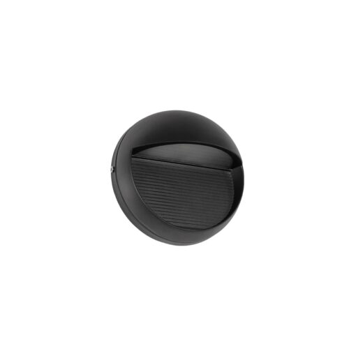 kelvo® STEPART KLV-101-0095 Φωτιστικό Σκαλοπατιού / Διαδρόμου LED 3W 375lm 45° AC 220-240V Αδιάβροχο IP65 Θερμό Λευκό 2700K – Lumileds SMD Chip & TÜV SÜD Driver – Μαύρο Ματ – Μ16 x Π8 x Υ16cm – 5 Χρόνια Εγγύηση