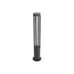 kelvo® GREMO KLV-101-0123 Φωτιστικό Κολωνάκι Κήπου LED 7W 875lm 45° AC 220-240V Αδιάβροχο IP65 Θερμό Λευκό 2700K – Bridgelux COB Chip & TÜV SÜD Driver – Γκρι Ανθρακί Ματ – Μ15.5 x Π15.5 x Υ80cm – 5 Χρόνια Εγγύηση