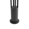 kelvo® GREMO KLV-101-0123 Φωτιστικό Κολωνάκι Κήπου LED 7W 875lm 45° AC 220-240V Αδιάβροχο IP65 Θερμό Λευκό 2700K – Bridgelux COB Chip & TÜV SÜD Driver – Γκρι Ανθρακί Ματ – Μ15.5 x Π15.5 x Υ80cm – 5 Χρόνια Εγγύηση