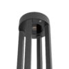 kelvo® GREMO KLV-101-0123 Φωτιστικό Κολωνάκι Κήπου LED 7W 875lm 45° AC 220-240V Αδιάβροχο IP65 Θερμό Λευκό 2700K – Bridgelux COB Chip & TÜV SÜD Driver – Γκρι Ανθρακί Ματ – Μ15.5 x Π15.5 x Υ80cm – 5 Χρόνια Εγγύηση