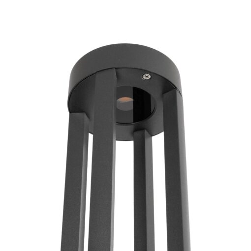 kelvo® GREMO KLV-101-0123 Φωτιστικό Κολωνάκι Κήπου LED 7W 875lm 45° AC 220-240V Αδιάβροχο IP65 Θερμό Λευκό 2700K – Bridgelux COB Chip & TÜV SÜD Driver – Γκρι Ανθρακί Ματ – Μ15.5 x Π15.5 x Υ80cm – 5 Χρόνια Εγγύηση
