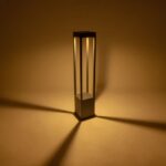 kelvo® GREMO KLV-101-0124 Φωτιστικό Κολωνάκι Κήπου LED 7W 875lm 45° AC 220-240V Αδιάβροχο IP65 Θερμό Λευκό 2700K – Bridgelux COB Chip & TÜV SÜD Driver – Γκρι Ανθρακί Ματ – Μ15 x Π15 x Υ80.5cm – 5 Χρόνια Εγγύηση