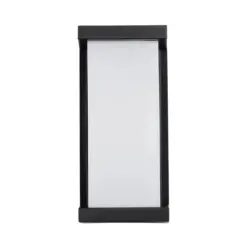Alternative view of GLOBOSTAR® LOFT 60758 Μοντέρνο Φωτιστικό Τοίχου - Απλίκα LED 18W 1890lm 120° AC 220-240V Αδιάβροχο IP65 Φυσικό Λευκό 4500K - Bridgelux SMD Chip - Μαύρο Ματ - Μ24.5 x Π11 x Υ9.5cm - 3 Χρόνια Εγγύηση