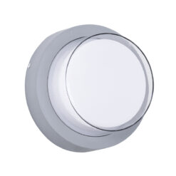 Alternative view of GLOBOSTAR® NEXUS 60762 Μοντέρνο Φωτιστικό Τοίχου - Απλίκα LED 10W 1050lm 120° AC 220-240V Αδιάβροχο IP65 Φυσικό Λευκό 4500K - Bridgelux SMD Chip - Γκρι - Μ17 x Π17 x Υ9cm - 3 Χρόνια Εγγύηση