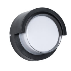 Alternative view of GLOBOSTAR® APEX 60764 Μοντέρνο Φωτιστικό Τοίχου - Απλίκα LED 10W 1050lm 120° AC 220-240V Αδιάβροχο IP65 Φυσικό Λευκό 4500K - Bridgelux SMD Chip - Μαύρο Ματ - Μ17 x Π17 x Υ9cm - 3 Χρόνια Εγγύηση